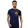 Blue Cotton T-shirt With Best Quality DTF Print