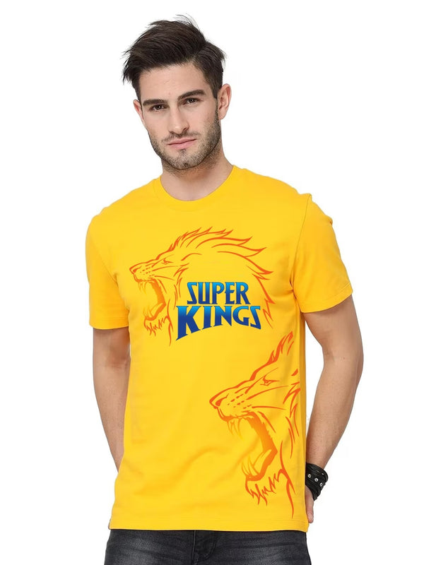 Chennai Super Kings PolyCotton T-Shirt For Men